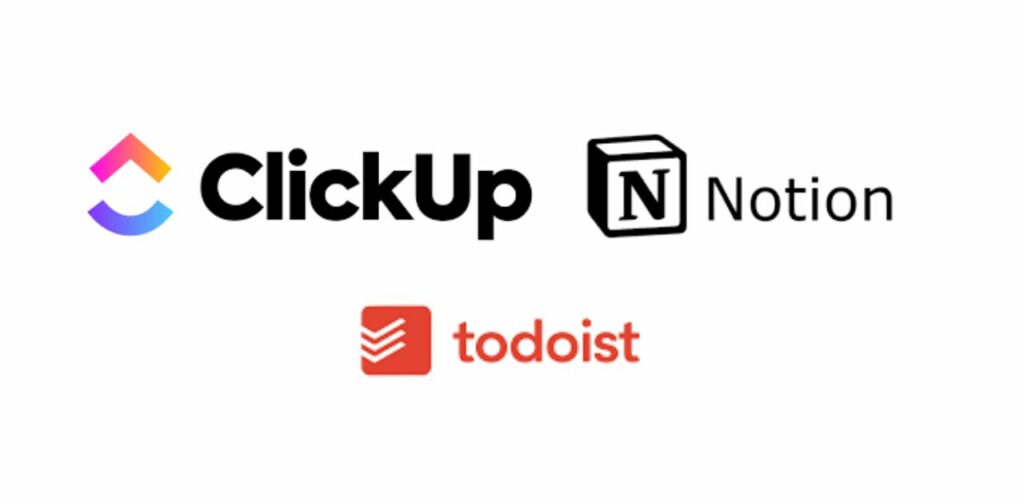 Notion, ClickUp e Todoist
