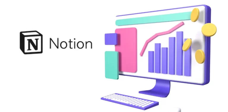dashboard de produtividade no Notion